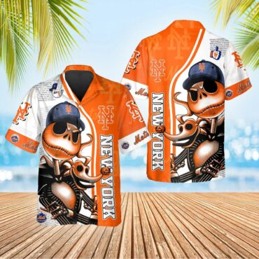 New York Mets Tropical Escape Hawaiian - Adult & Kids T-Shirts, Sweatshirts & Hoodies apparel design preview 1