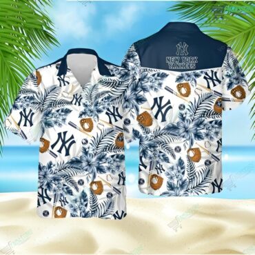 New York Yankees Baseball Essentials Hawaiian - Adult & Kids T-Shirts, Sweatshirts & Hoodies apparel design preview 1