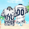 New York Yankees Custom Island Classic Hawaiian - Adult & Kids T-Shirts, Sweatshirts & Hoodies apparel design preview 1