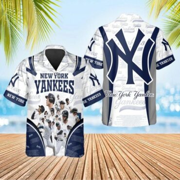 New York Yankees Dynamic Play Hawaiian - Adult & Kids T-Shirts, Sweatshirts & Hoodies apparel design preview 1