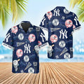 New York Yankees Heritage Icons Hawaiian - Adult & Kids T-Shirts, Sweatshirts & Hoodies apparel design preview 1