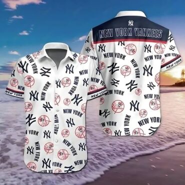 New York Yankees Iconic Emblems Hawaiian - Adult & Kids T-Shirts, Sweatshirts & Hoodies apparel design preview 1