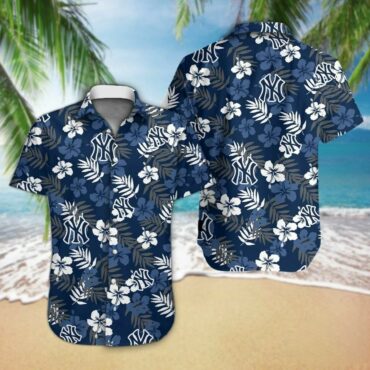 New York Yankees Island Flora Hawaiian - Adult & Kids T-Shirts, Sweatshirts & Hoodies apparel design preview 1