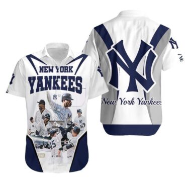 New York Yankees Legends Collage Hawaiian - Adult & Kids T-Shirts, Sweatshirts & Hoodies apparel design preview 1