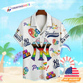New York Yankees MLB Happy Pride Month Hawaiian - Adult & Kids T-Shirts, Sweatshirts & Hoodies apparel design preview 1