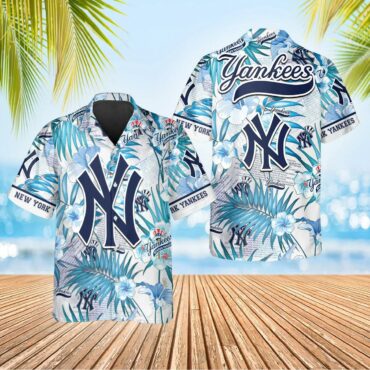 New York Yankees Ocean Breeze Hawaiian - Adult & Kids T-Shirts, Sweatshirts & Hoodies apparel design preview 1