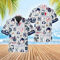 New York Yankees Pinstripe Mascot Hawaiian - Adult & Kids T-Shirts, Sweatshirts & Hoodies apparel design preview 1