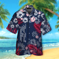 New York Yankees Short Sleeve Button Up Tropical - Adult & Kids T-Shirts, Sweatshirts & Hoodies apparel design preview 1