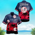 New York Yankees Sunset Palms Hawaiian - Adult & Kids T-Shirts, Sweatshirts & Hoodies apparel design preview 1