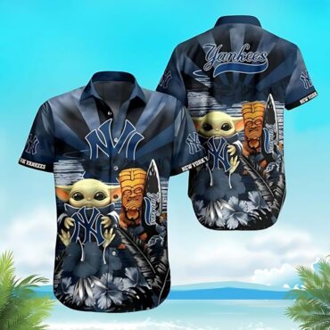 New York Yankees Tiki Fan Hawaiian - Adult & Kids T-Shirts, Sweatshirts & Hoodies apparel design preview 1