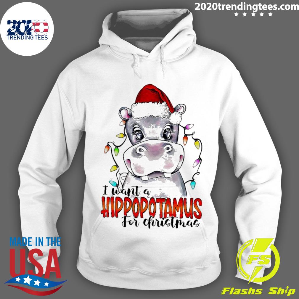 Nice i Want A Hippopotamus For Christmas Merry Christmas Truck Christmas Sweater - Holiday Gift product image 2