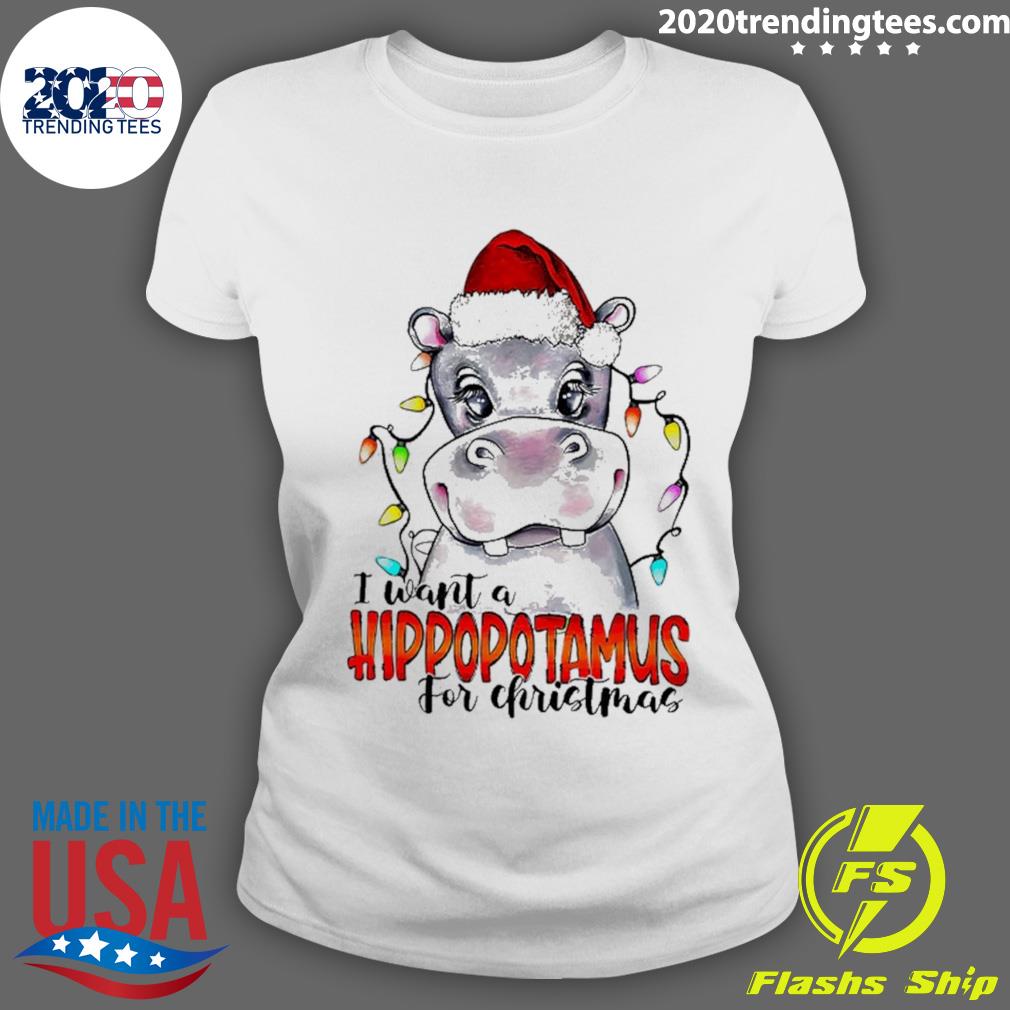 Nice i Want A Hippopotamus For Christmas Merry Christmas Truck Christmas Sweater - Holiday Gift product image 3