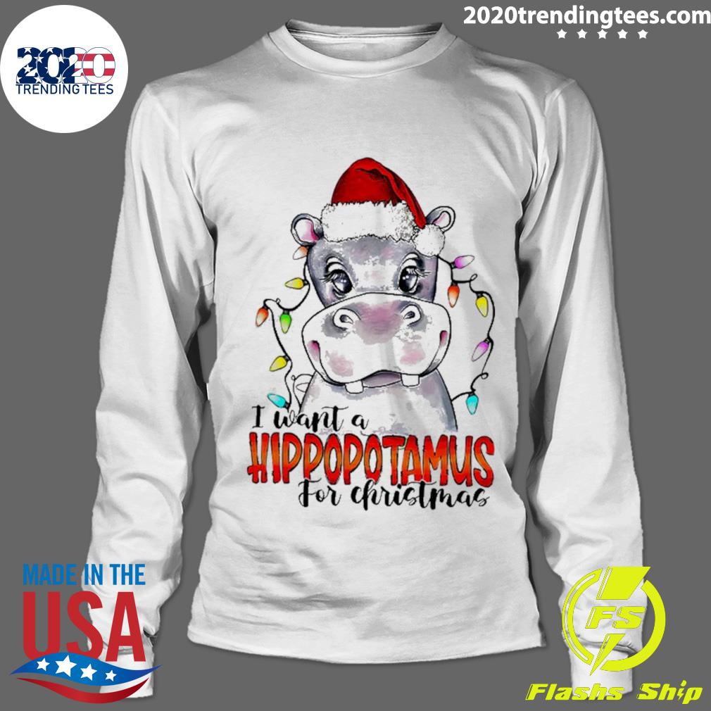 Nice i Want A Hippopotamus For Christmas Merry Christmas Truck Christmas Sweater - Holiday Gift product image 4