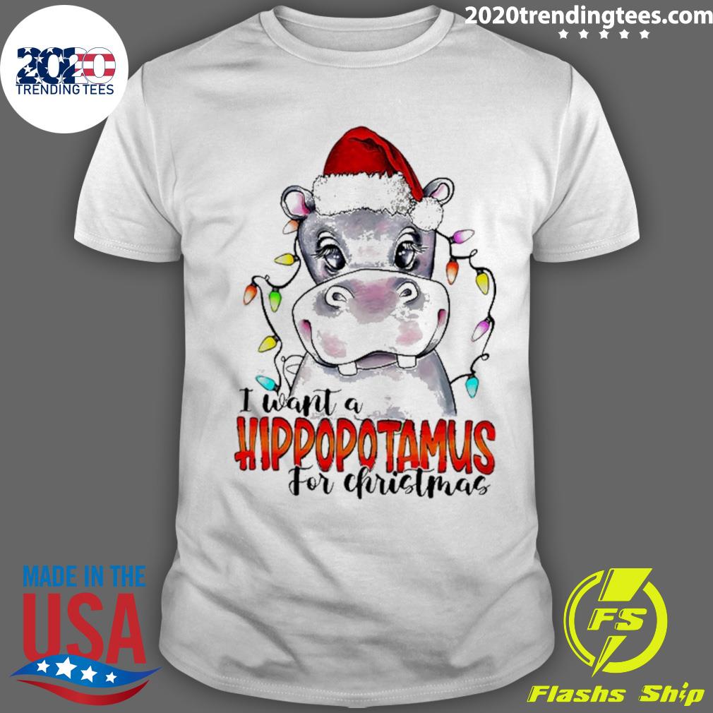 Nice i Want A Hippopotamus For Christmas Merry Christmas Truck Christmas Sweater - Holiday Gift product image