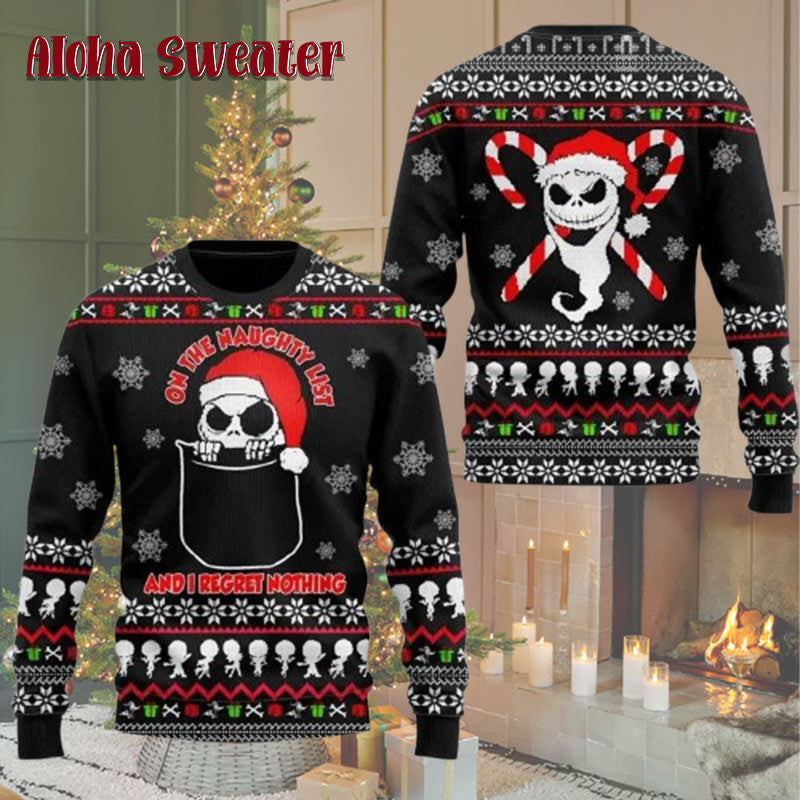 Oogie Boogie The Nightmare Before Clearance Christmas Ugly Christmas Sweater - Holiday Gift product image 3
