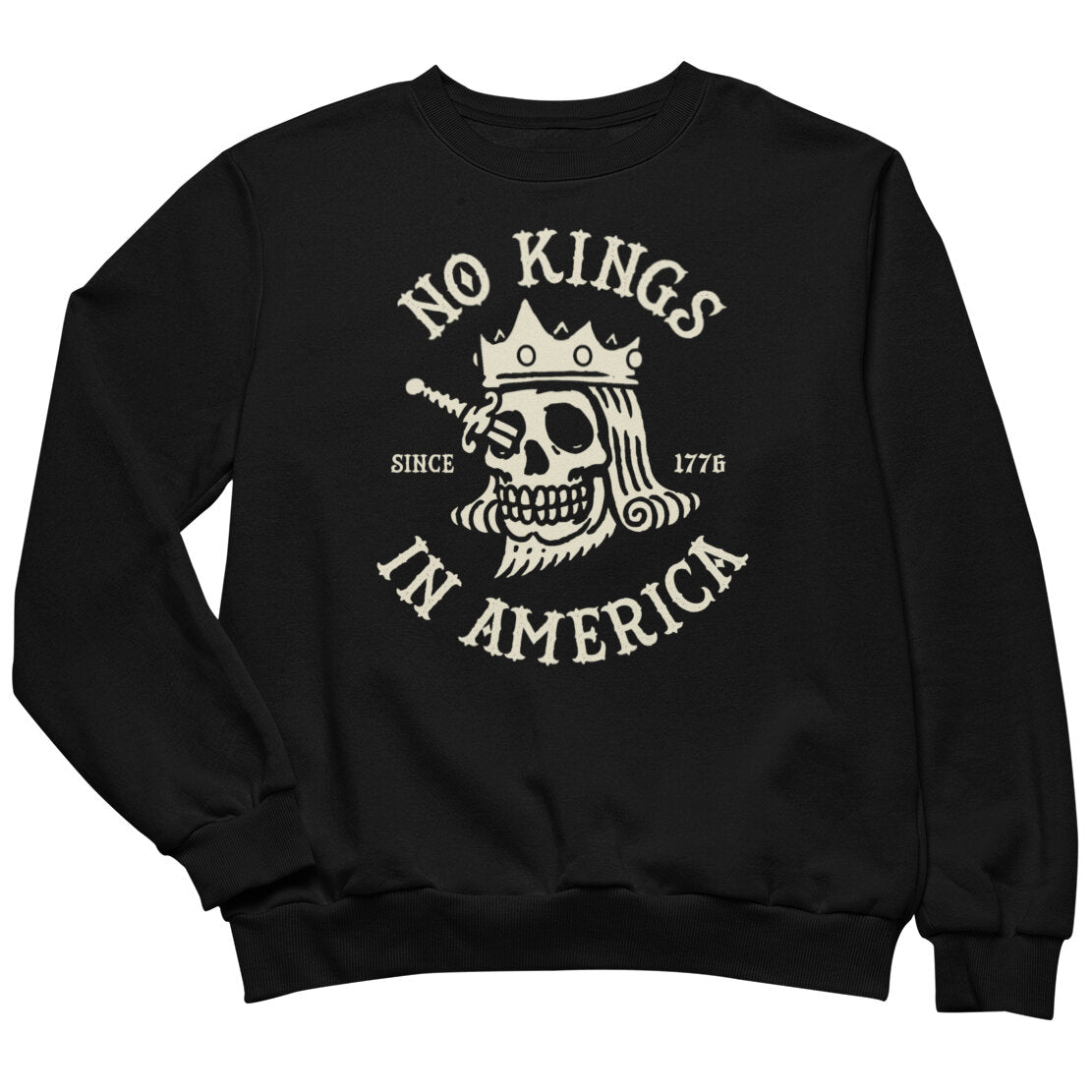 No Kings - Adult & Kids T-Shirts, Sweatshirts & Hoodies apparel design preview 1