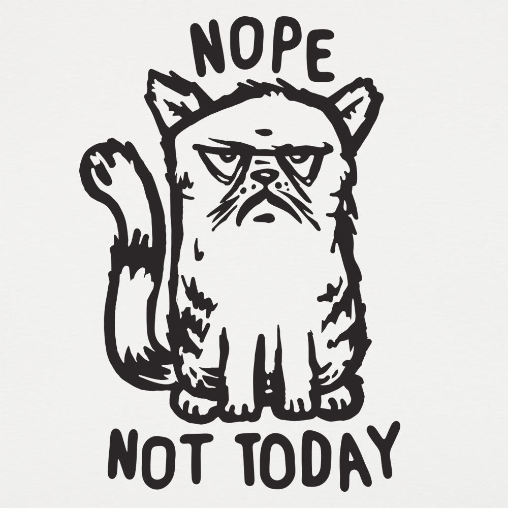 Nope Cat - Adult & Kids T-Shirts, Sweatshirts & Hoodies apparel design preview 1