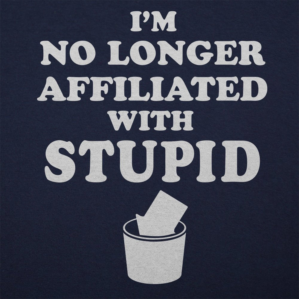 Not With Stupid - Adult & Kids T-Shirts, Sweatshirts & Hoodies apparel design preview 1