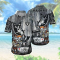 Oakland Raiders Team Design Hawaiian Edition - Adult & Kids T-Shirts, Sweatshirts & Hoodies apparel design preview 1