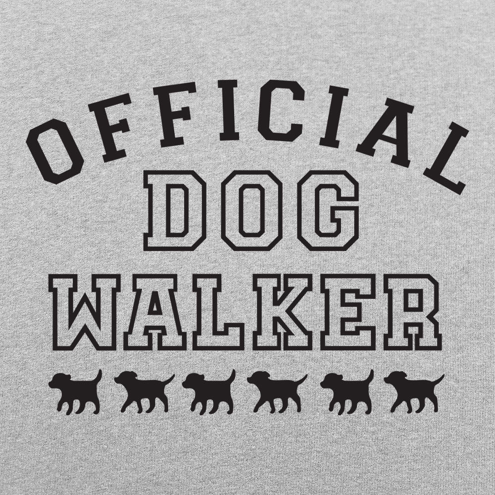 Official Dog Walker - Adult & Kids T-Shirts, Sweatshirts & Hoodies apparel design preview 1