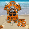 Oklahoma State Cowboys Girl Messy Bun Short Sleeve - Adult & Kids T-Shirts, Sweatshirts & Hoodies apparel design preview 1