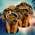 Oklahoma State Cowboys NCAA Hawaiian August Aloha - Adult & Kids T-Shirts, Sweatshirts & Hoodies apparel design preview 1
