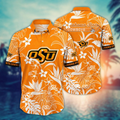 Oklahoma State Cowboys NCAA Hawaiian Midsummertime - Adult & Kids T-Shirts, Sweatshirts & Hoodies apparel design preview 1