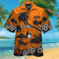 Oklahoma State Cowboys Short Sleeve Button Up - Adult & Kids T-Shirts, Sweatshirts & Hoodies apparel design preview 1