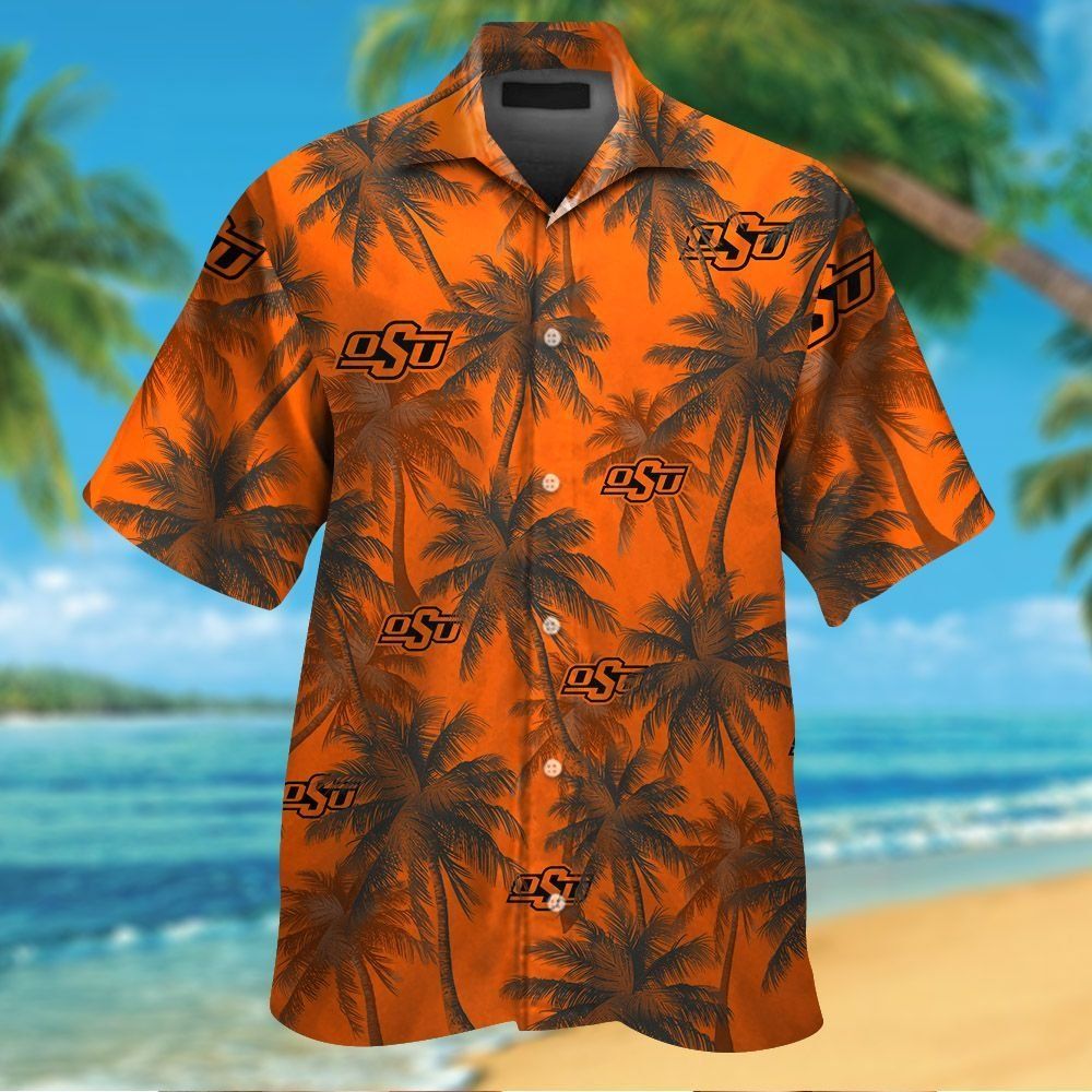 Oklahoma State Cowboys Short Sleeve Button Up - Adult & Kids T-Shirts, Sweatshirts & Hoodies apparel design preview 1