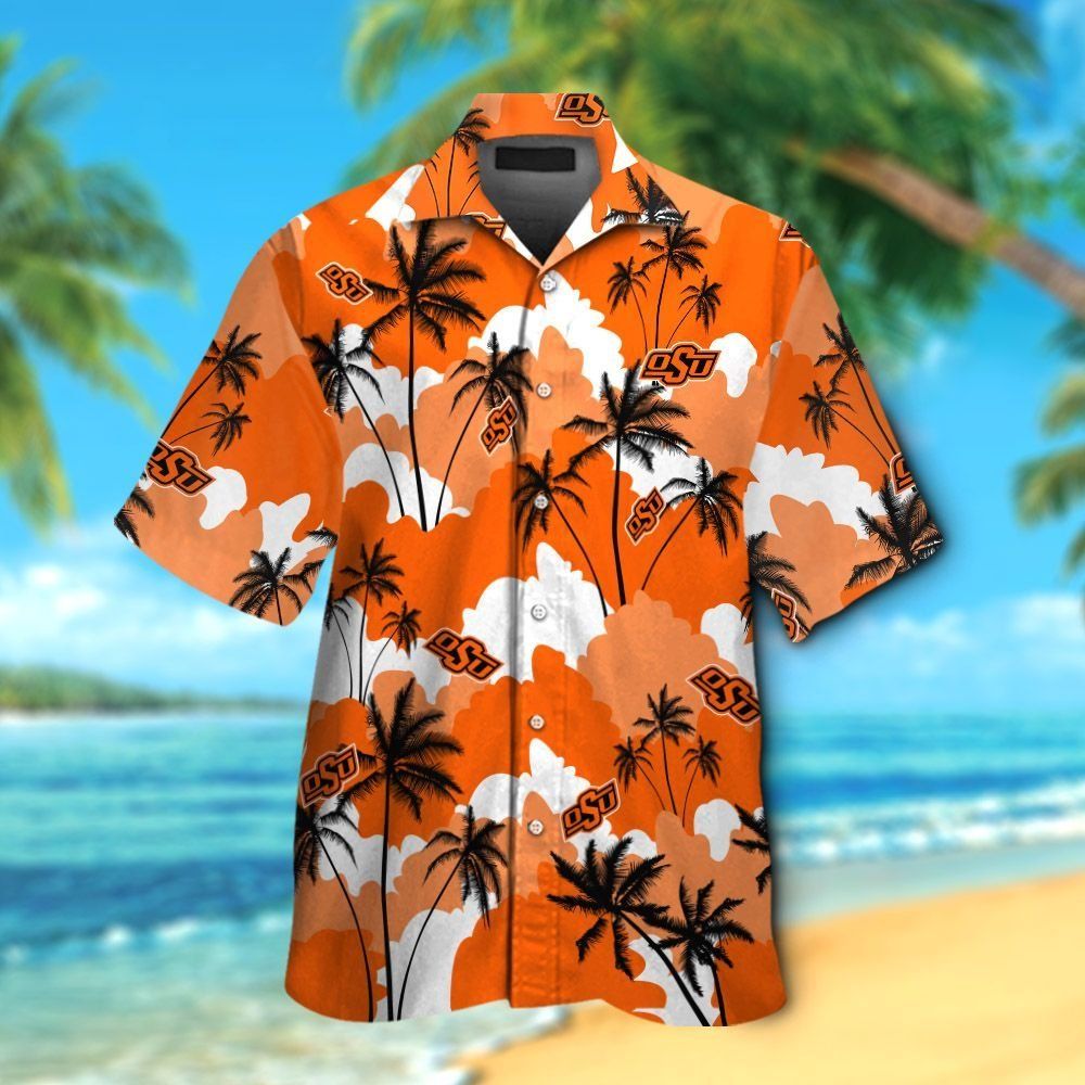 Oklahoma State Cowboys Short Sleeve Button Up - Adult & Kids T-Shirts, Sweatshirts & Hoodies apparel design preview 1