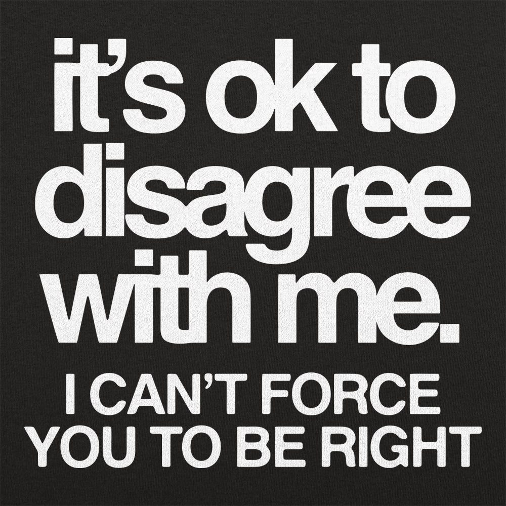 Ok To Disagree - Adult & Kids T-Shirts, Sweatshirts & Hoodies apparel design preview 1