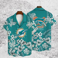 Original Design Hawaiian Miami Dolphins Theme - Adult & Kids T-Shirts, Sweatshirts & Hoodies apparel design preview 1