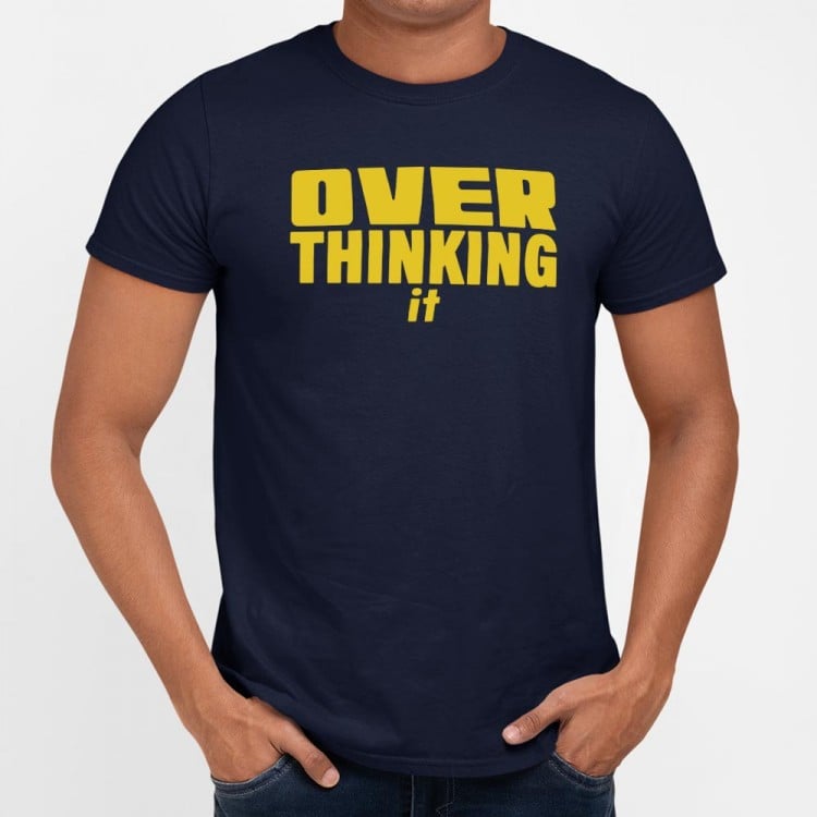 Overthinking It - Adult & Kids T-Shirts, Sweatshirts & Hoodies apparel design preview 1