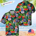 Pabst Blue Ribbon Beer Hawaiian Watermelon Pattern - Adult & Kids T-Shirts, Sweatshirts & Hoodies apparel design preview 1