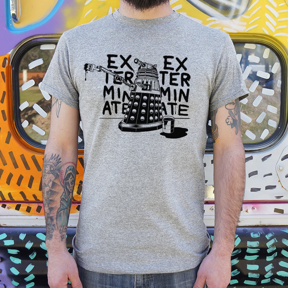 Paint Exterminate - Adult & Kids T-Shirts, Sweatshirts & Hoodies apparel design preview 1