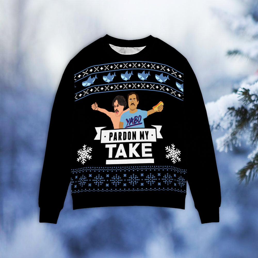 Psychedelic hippie peace 3D Christmas Sweater - Holiday Gift product image 3