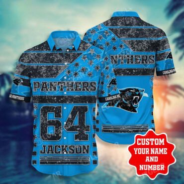Personalized Carolina Panthers Custom Name And Number - Adult & Kids T-Shirts, Sweatshirts & Hoodies apparel design preview 1