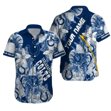 Personalized Indianapolis Colts Indy Breeze Aloha - Adult & Kids T-Shirts, Sweatshirts & Hoodies apparel design preview 1