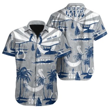 Personalized Indianapolis Colts Midnight Tropics - Adult & Kids T-Shirts, Sweatshirts & Hoodies apparel design preview 1