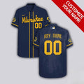 Personalized Milwaukee Brewers Classic Pride Hawaiian - Adult & Kids T-Shirts, Sweatshirts & Hoodies apparel design preview 1