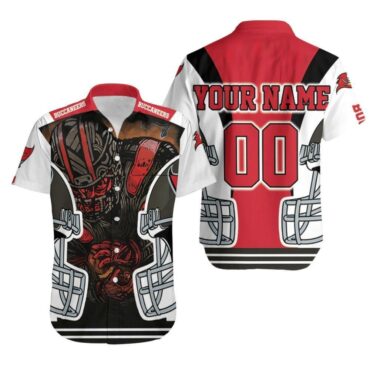 Personalized Tampa Bay Buccaneers Heritage Hawaiian - Adult & Kids T-Shirts, Sweatshirts & Hoodies apparel design preview 1