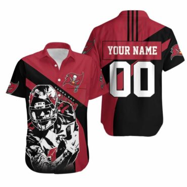 Personalized Tampa Bay Buccaneers Mike Evans Hawaiian - Adult & Kids T-Shirts, Sweatshirts & Hoodies apparel design preview 1