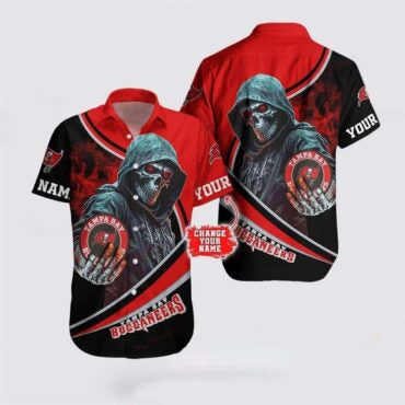 Personalized Tampa Bay Buccaneers Mystic Skull - Adult & Kids T-Shirts, Sweatshirts & Hoodies apparel design preview 1