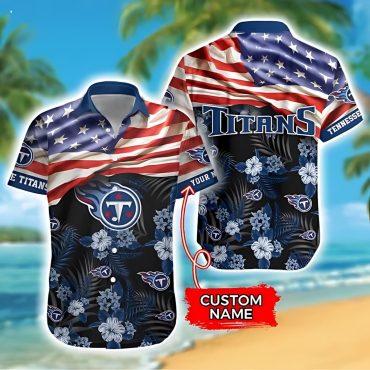 Personalized Tennessee Titans Patriotic Blossom - Adult & Kids T-Shirts, Sweatshirts & Hoodies apparel design preview 1
