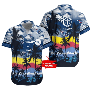Personalized Tennessee Titans Sunset Paradise - Adult & Kids T-Shirts, Sweatshirts & Hoodies apparel design preview 1