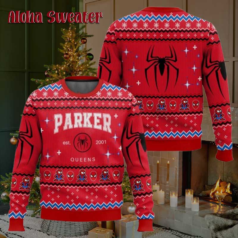 Spiderman Suite Superhero Ugly Christmas Sweater - Holiday Gift product image 5
