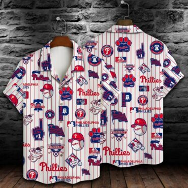 Philadelphia Phillies All-Star Hawaiian - Adult & Kids T-Shirts, Sweatshirts & Hoodies apparel design preview 1