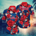 Philadelphia Phillies Blooming Rose Hawaiian - Adult & Kids T-Shirts, Sweatshirts & Hoodies apparel design preview 1