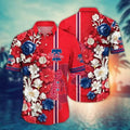 Philadelphia Phillies Bold Floral Stripes Hawaiian - Adult & Kids T-Shirts, Sweatshirts & Hoodies apparel design preview 1