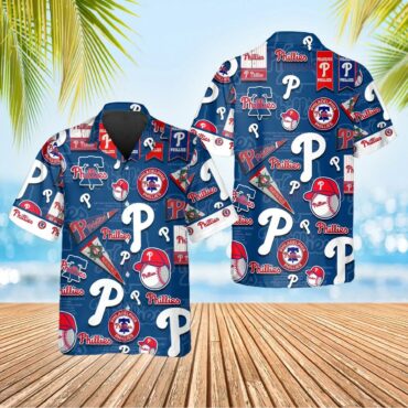 Philadelphia Phillies Classic Fanatic Hawaiian - Adult & Kids T-Shirts, Sweatshirts & Hoodies apparel design preview 1